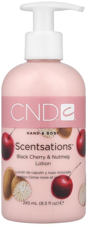 CND Scentsations, balsam do dłoni i ciała Wiśnia & Gałka Muszkatołowa, 245 ml