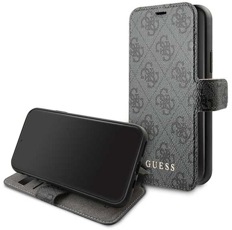 Guess Booktype 4G Charms Etui z klapką iPhone 11 czarny GUFLBKSN614GG