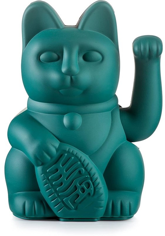 Donkey Donkey Lucky Cat Maneki-Neko - Green 330433