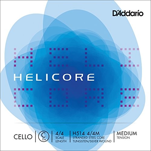 D'Addario H511  4/4L Helicore Cello pojedyncze gitary 'A' Titanium owinięta H514 4/4M