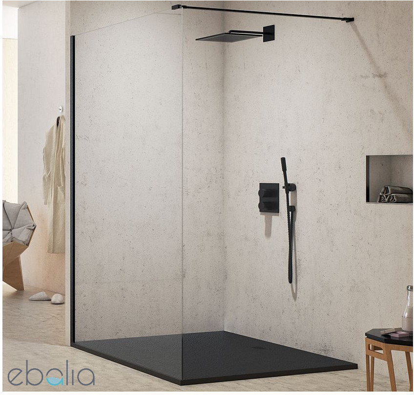New Trendy Kabina walk-in 130 New Modus Black New Trendy (EXK-0062)