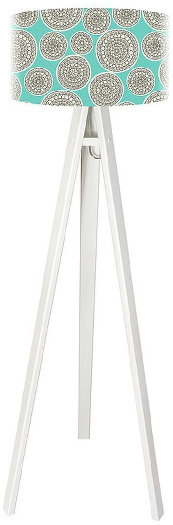 Macodesign Lampa podłogowa Aria w turkusie tripod-foto-125p-w, 60 W