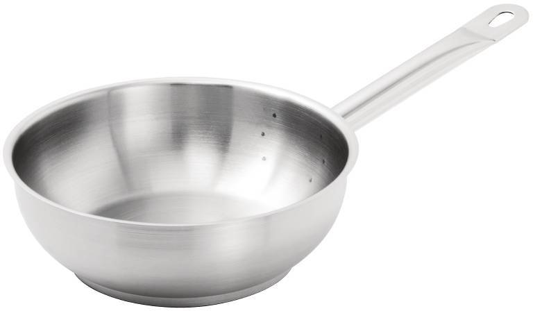 Vogue Patelnia sauté ze stali nierdzewnej | śr.200mm M947