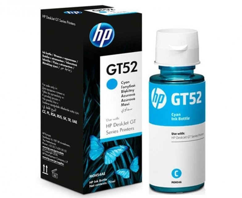 HP HP Tusz nr GT52 M0H54AE Cyan 8000sh butelka 70 ml