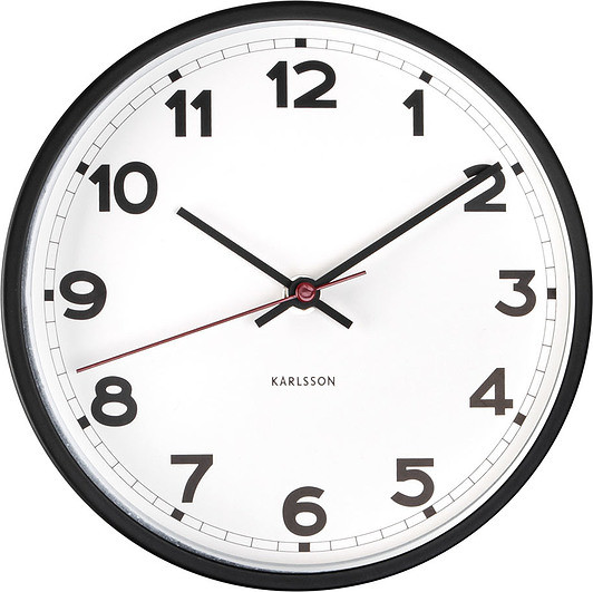 Karlsson Zegar ścienny New Classic 20 cm biały KA5846WH