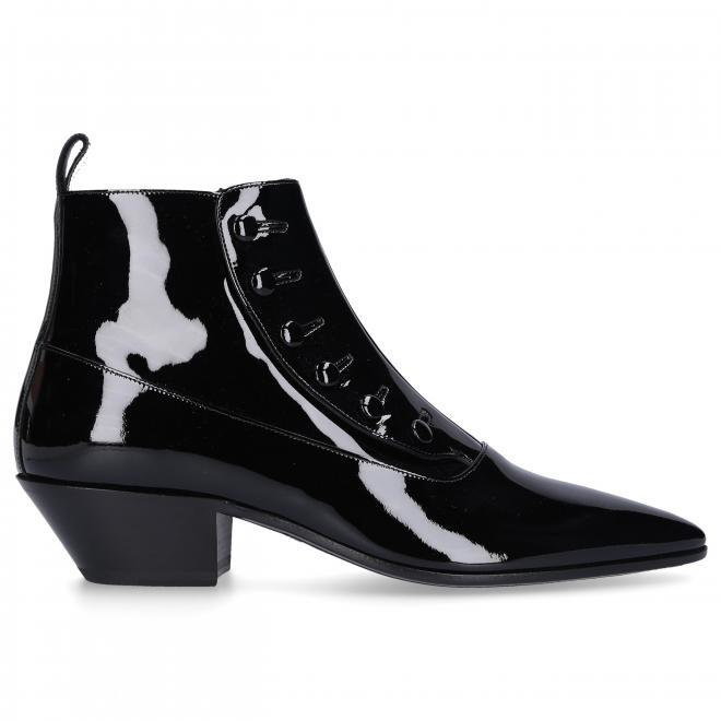 Belle Saint Laurent Saint Laurent Botki czarne 45 BUTTON BOOT