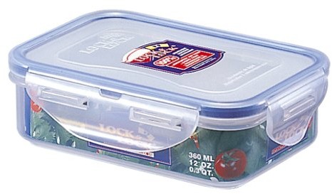 Lock and Lock Lock & Lock PP Classic pojemnik uniwersalny, w kształcie prostopadłościanu, 360 ml - 1800 ml, przezroczysty, 360 ml HPL810