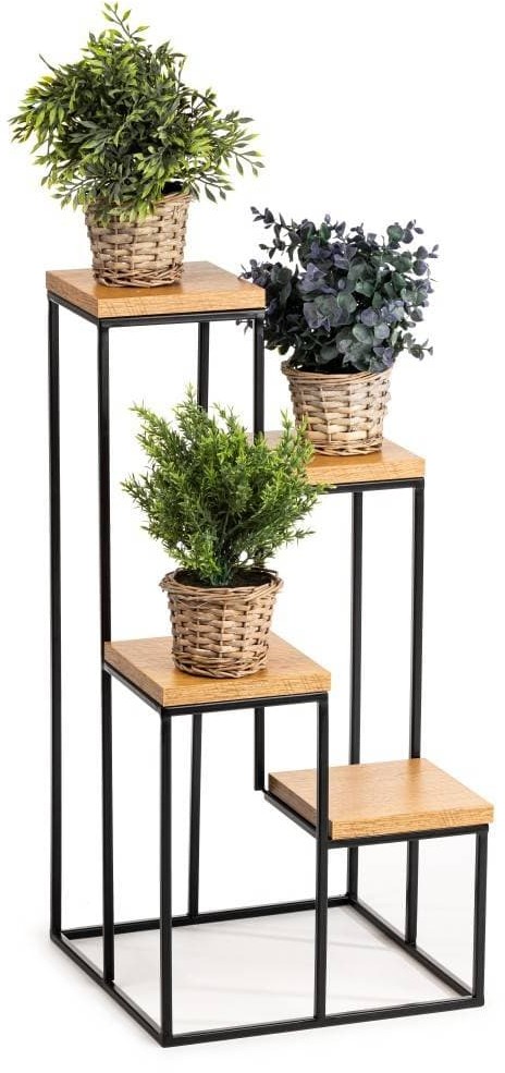 Kwietnik stojący KASKADA blat dąb MDF