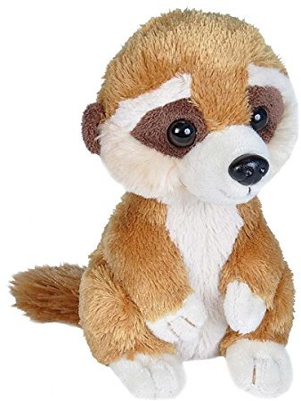 Wild Republic Hug'ems miękka zabawka, prezenty dla dzieci, przytulanka surykatka 18 cm 21130