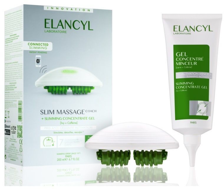 Elancyl Zestaw SLIM MASSAGE Masażer + Żel koncentrat wyszczuplający 1 szt + 200 ml 7072807