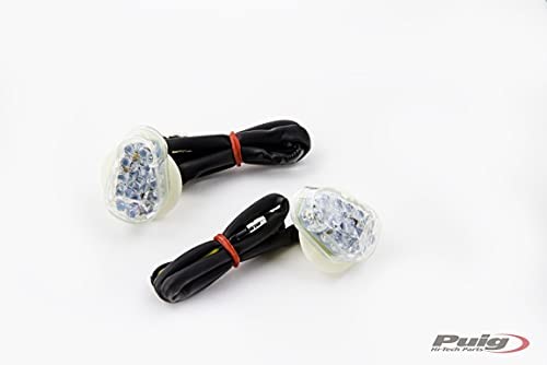 Puig błyszczący K srebrne kolory gra intermitujący carenabris, diody LED, homologacja 4489K