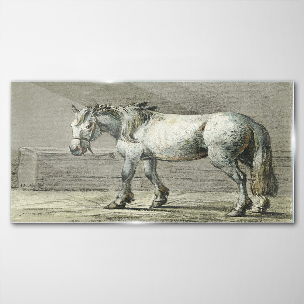 PL Coloray Obraz na Szkle Zwierzę Koń Jean Bernard 100x50cm