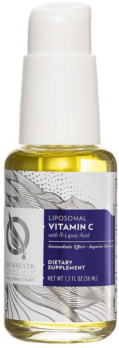 Qucksilver Scientific Liposomalna witamina C z kwasem R-liponowym, 50 ml 60010