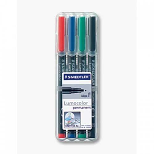Staedtler Foliopis Lumocolor kpl. 4 kolorów M 317 WP4