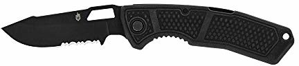 Gerber składany nóż kieszonkowy z klipsem kieszonkowym, długość ostrza: 7,8 cm, Order Folding Clip Knife, czarny, 31-002733