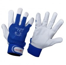 LAHTI PRO Rękawice ze skóry koziej granatowe rozmiar 10 L270610K LPL270610K