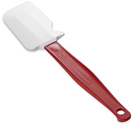 Rubbermaid Commercial Products szpatułka silikonowe, wyjątkowo odporne na wysokie temperatury, 24 cm, czerwony FG1962000000