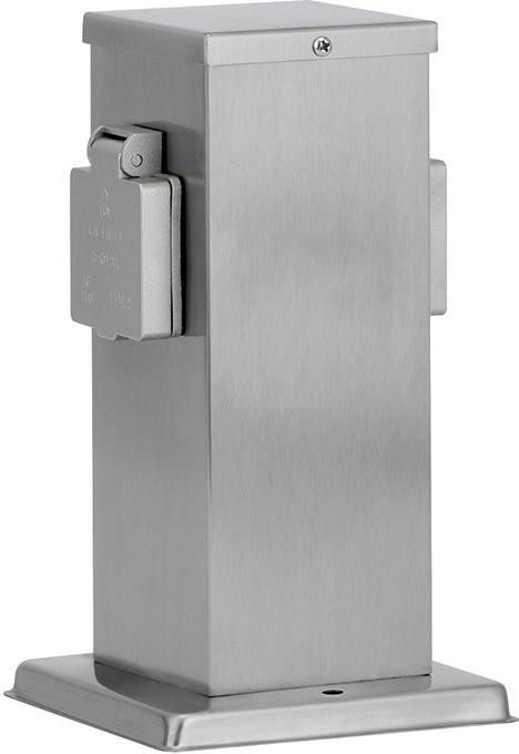 Wasserman LEDAR Rozdzielacz Ogrodowy 2 Gniazda LEDAR Ogrodowe IP44 230V INOX 3500 W