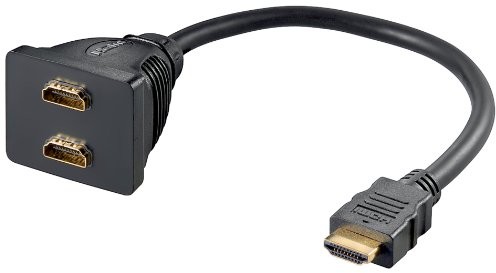 Wentronic HDMI kabel adapter (2 X 19-biegunowe gniazdo HDMI na 19 pinów Wtyk HDMI) 68784-GB