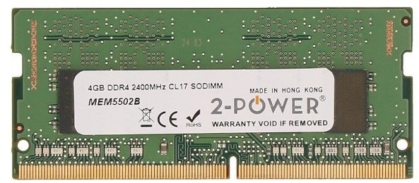 2-POWER RAM 1x 4GB SO-DIMM DDR4 2400MHz PC4-19200 MEM5502B MEM5502B