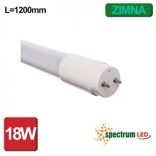 Spectrum LED ŚWIETLÓWKA LED TUBE PREMIUM 18W L=1200 BIAŁA ZIMNA WOJ22383