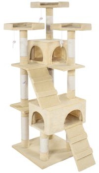TecTake Drapak dla kota Barney 170 cm beżowy 400928