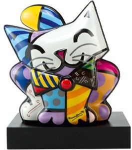 Goebel Figurka Blue Cat Romero Britto 66-451-03-0