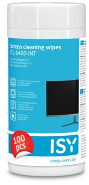 ISY Chusteczki czyszcące do LCD ISY ICL-6400-INT