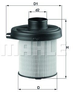 Mahle knecht LX 291 filtr powietrza LX 291