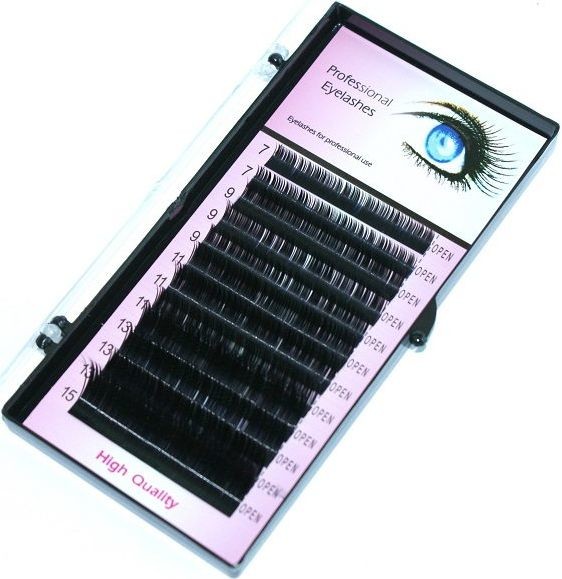 Mink Eyelash Professional Eyelashes Rzęsy Norki 7-15mm C 5903802815719
