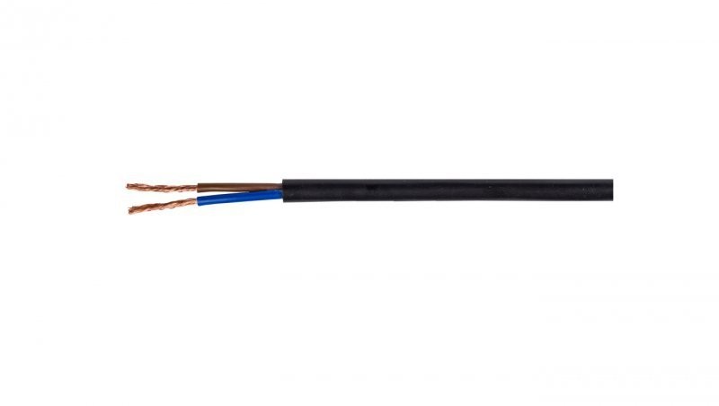 Elektrokabel Przewód płaski H03VVH2-F (OMYp) 2x1,5 czarny /25m/ T0103 OMY P 2 X 1,5 CZARNY