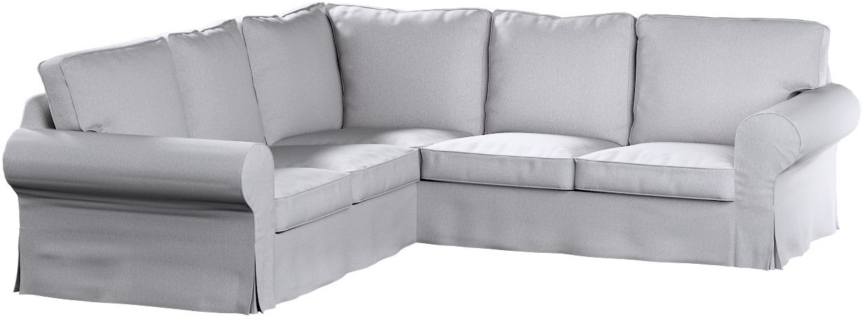 Dekoria Pokrowiec Ektorp na sofę narożną szary melanż 240/136 x 82 x 73 cm Amsterdam 640-704-45