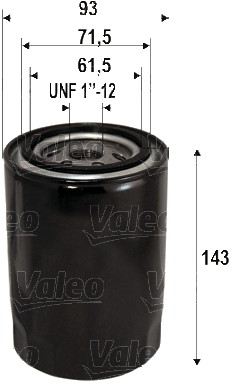 VALEO filtr diesel puszkowy 586105 586105