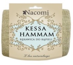 Nacomi Rękawica do kąpieli Kessa Hammam LEN BAWEŁNA na cellulitt 5901878687223