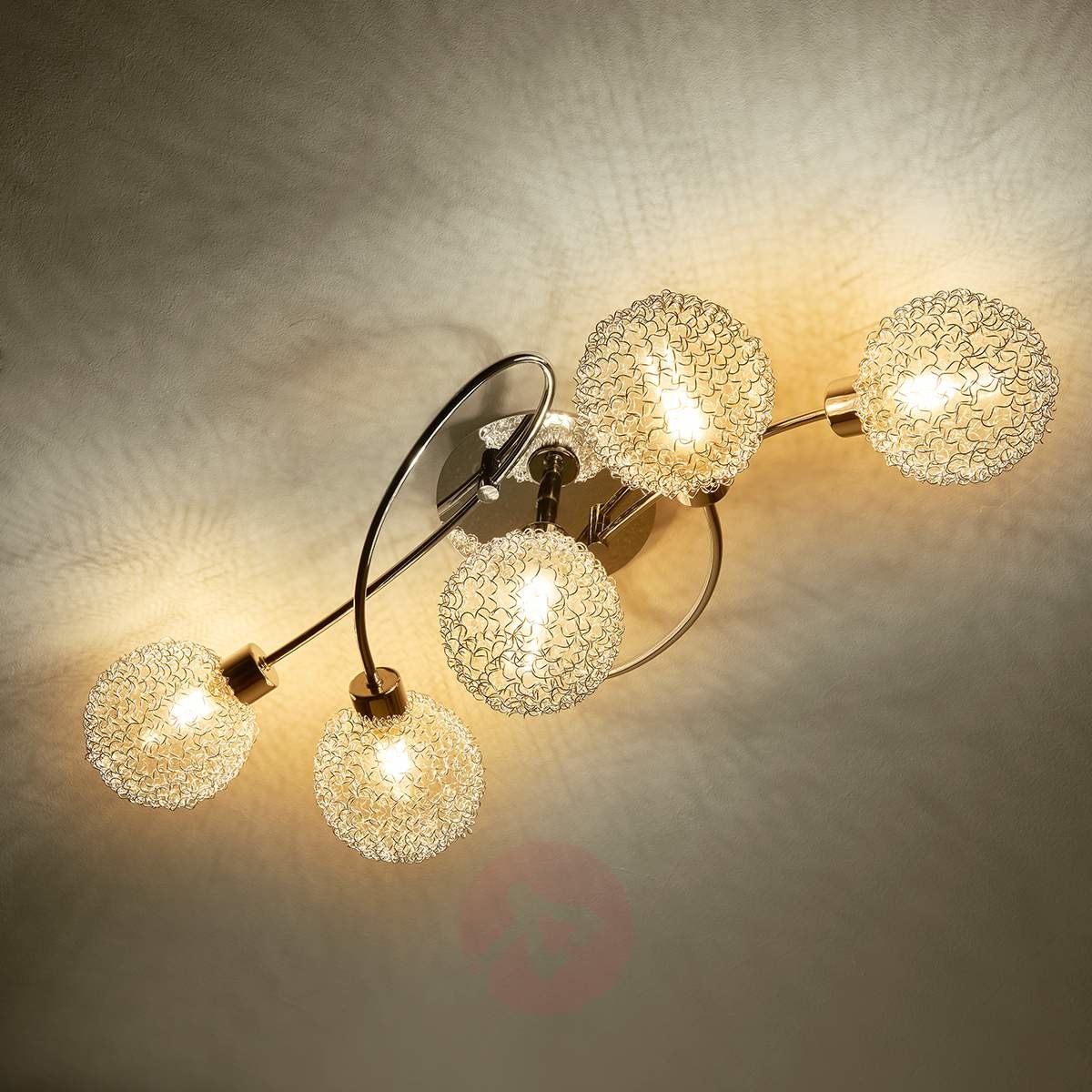 Lampenwelt Fantazyjna lampa sufitowa LED Ticino