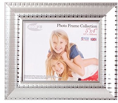 Inov8 PFES-ryzyko-54 tradycyjnie brytyjczyków fotografii i ramka na zdjęcia, 13 x 10 cm, ripple Srebrny PFES-RISI-54