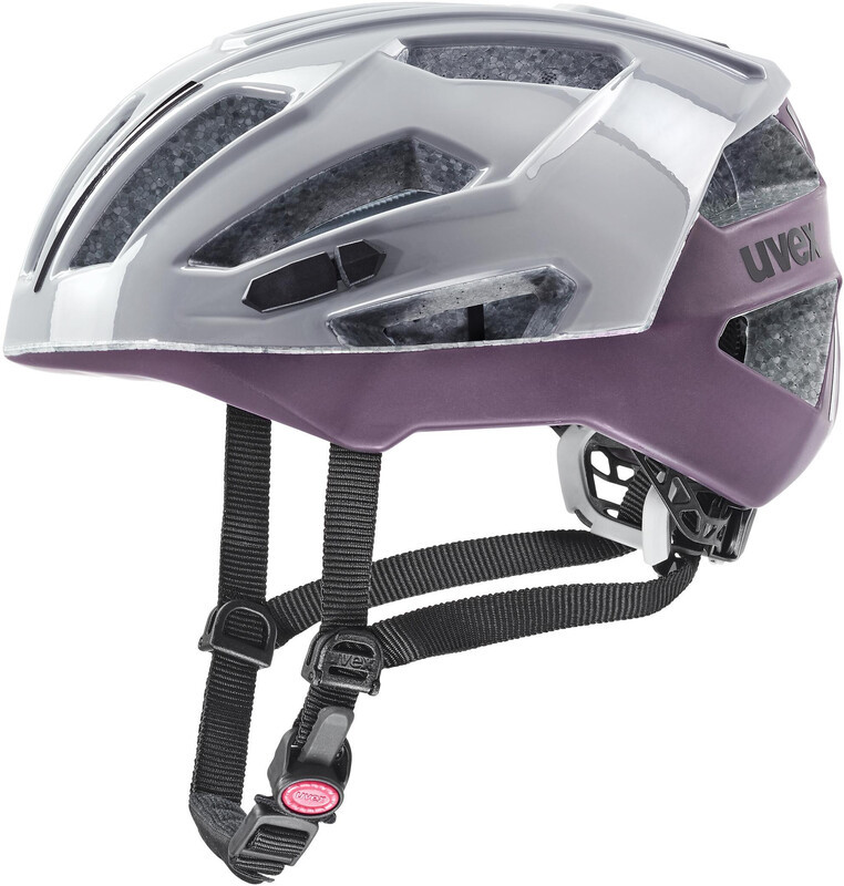UVEX Gravel-X Helmet, szary/fioletowy 56-61cm 2022 Kaski szosowe S4100440617