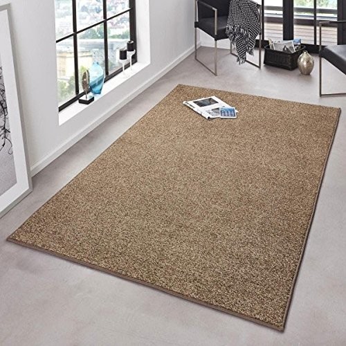 HANSE Home Welur kędzierzawiony dywan Pure Uni brązowy 102614