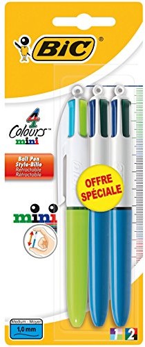 BIC Mini i Mini Fashion długopis, różne kolory, 3 sztuki 920382