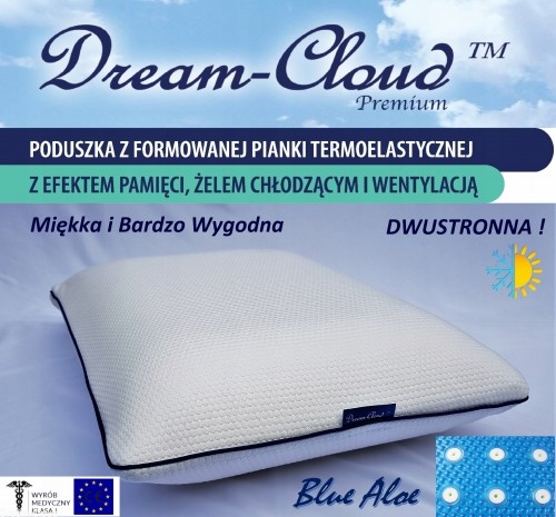 Poduszka Dream-Cloud Premium Ch艂odz膮ca-Wentylowana 59x40x16cm DCCVH3