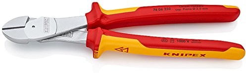 Knipex siła nóż tnący z oczkami z otworem, długość w mm: 320, 1 sztuki, 74 06 250 T BK 74 06 250 T BK