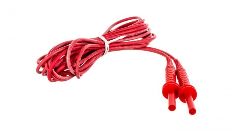 sonel Przewód pomiarowy 5m czerwony 5kV /wtyki bananowe/ WAPRZ005REBB5K WAPRZ005REBB5K