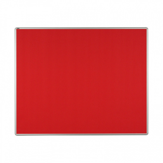 ekoTAB Tablica tekstylna ekoTAB w aluminiowej ramie, 150x120 cm, czerwona 535114