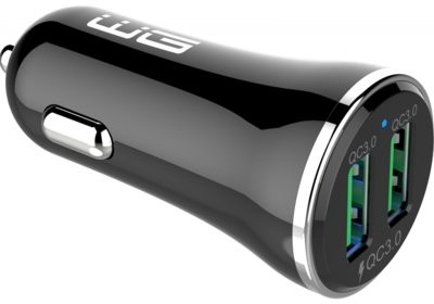 WG Ładowarka samochodowa Quick Charge 2X USB QC 3.0 Czarny+ 40 zł na dzień dobry w Klubie MediaMarkt ! Quick Charge 2X USB QC 3.0 Czarny