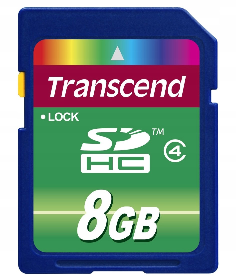 Transcend Karta pamięci Sdhc 8GB Class4 18/6 MB/s