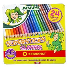 Jolly Supersticks Classic 3000-0293 24 kredki 3,8 mm, grafit, przybory szkolne 3000-0293