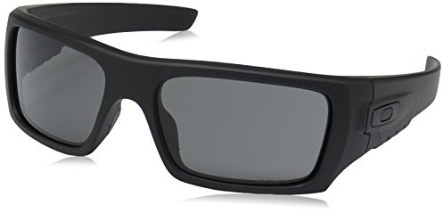 Oakley Industrial det Cord Sunglasses, Matte Black/Grey, One Size OO9253-06
