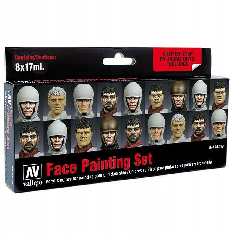 Vallejo Model Color Set Face Painting 70.119