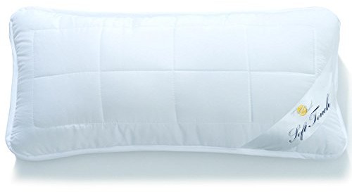 aqua-textil z serii Soft Touch poduszka pod głowę dla osób śpiących na boku/pod kark/do karmienia/w ciąży, pranie w temperaturze do 95 , oddychająca 1000747