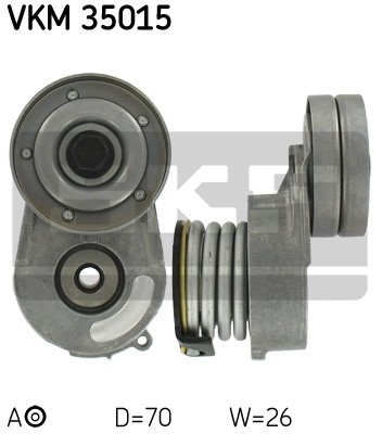 SKF Rolka napinacza, pasek klinowy wielorowkowy VKM 35015